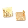 304 Stainless Steel Stud Earrings Findings LS-EJEW-R151-01G-04-2