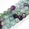 Natural Fluorite Beads Strands G-T140-19A-1