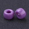 Opaque Acrylic European Beads PL338-7-4