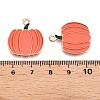 Thanksgiving Day Theme Alloy Enamel Pendants ENAM-T020-35I-3