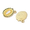 Fruit Alloy Enamel Charms PALLOY-S058-01LG-11-2