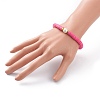Handmade Polymer Clay Heishi Beads Stretch Bracelets BJEW-JB05759-03-4
