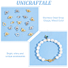 Unicraftale 8Pcs 201 Stainless Steel Snap Clasps and 8Pcs 304 Stainless Steel Snap Clasps STAS-UN0053-72-5