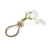 Jute Twine Napkin Rings AJEW-U016-01A-2