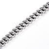 316 Surgical Stainless Steel Curb Chain Bracelets BJEW-G520-25-3