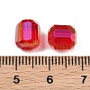 Electroplate Column Glass Beads EGLA-A043-02-AB18-3