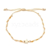 Star Cross Heart Adjustable Braided Bracelet Sets BJEW-MZ00043-2