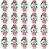 20Pcs Handmade Foil Glass Lampwork Beads LAMP-PA0001-63B-1
