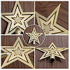 Star Plastic Christmas Tree Topper Ornaments AJEW-WH20004-17A-6
