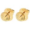 Rack Plating Brass Stud Earring Findings KK-M269-24G-1