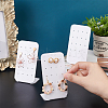   8Pcs 20-Hole Acrylic Earring Display Stands ODIS-PH0001-53-5