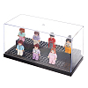 2-Tier Acrylic Minifigure Display Cases ODIS-WH0027-047C-1