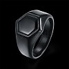 Men's Titanium Steel Finger Rings RJEW-BB29461-D-7-7