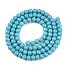 Opaque Solid Color Glass Beads Strands GLAA-T032-P4mm-13A-3