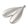 Anti-Tarnish 304 Stainless Steel Pendants STAS-D194-17S-2