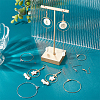 Unicraftale DIY Wire Wrap Ring Dangle Earring Making Kit DIY-UN0003-65-3