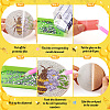 DIY Bees Theme Diamond Painting Acrylic Cup Mat Kits DIY-TAC0012-72-17