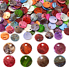 160Pcs 8 Colors Natural Akoya Shell Charms BSHE-TA0001-02-10