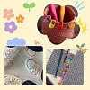 80Pcs 8 Colors Eco-Friendly ABS Plastic Knitting Crochet Locking Stitch Markers Holder FIND-YW0005-36-6