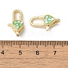 Brass Enamel Lobster Claw Clasps KK-K385-013G-4