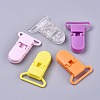 Eco-Friendly PC Plastic Baby Pacifier Clips AJEW-K010-01-4