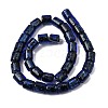 Handmade Dichroic Foil Glass Beads Strands DICH-U001-09F-6
