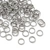 Tarnish Resistant 304 Stainless Steel Split Rings STAS-E010-7x0.6mm-2-2