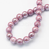 Pearlized Handmade Porcelain Round Beads X-PORC-S489-10mm-16-2