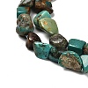 Natural HuBei Turquoise Beads Strands G-P497-01E-19-4