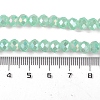 Baking Electroplate Glass Beads Strands DGLA-A039-J10mm-B07-4