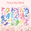 3 Sheets 3 Styles PVC Waterproof Decorative Stickers DIY-WH0404-046-2