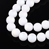 Frosted Opaque Glass Beads Strands LS-GLAA-T032-P10mm-MBB02-3