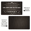 Rectangle 201 Stainless Steel Custom Thermal Transfer Wallet Card DIY-WH0252-028-3