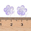 Dyed & Heated Glass Bead Caps GLAA-C042-01J-3