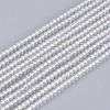 Electroplate Glass Beads Strands X-EGLA-I013-2mm-AB01-1