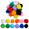 72Pcs 12 Colors Polypropylene Pompom Ball DIY-FH0010-22-1