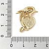 Brass Micro Pave Clear Cubic Zirconia Pendants KK-I712-54B-G-3