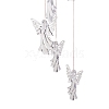 LED Solar Powered Angel Wind Chime HJEW-I009-03-5