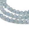 Natural Aquamarine Beads Strands G-C127-A04-02-3