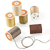 6Rolls 6 Colors Polyester Metallic Thread OCOR-TA0002-82B-3
