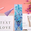 Flower with Vase DIY Diamond Painting Bookmark Kits PW-WG95982-01-3