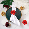 Elecrelive 6Pcs 3 Style Alloy Rope Napkin Rings AJEW-EL0001-01-12