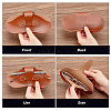 AHADEMAKER 4Pcs 4 Colors Imitation Leather Glasses Cases AJEW-GA0005-46-3