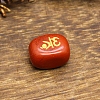 Natural Gemstone Tumbled Stone with Engraved Sanskrit PW-WG5DDC3-01-2