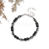 Adjustable Synthetic Non-magnetic Hematite Bead Stretch Bracelets PW-WG03C29-01-3