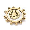 304 Stainless Steel with Synthetic Shell Pendants LS-STAS-G374-02G-2