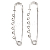 304 Stainless Steel Safety Pins Brooch Findings STAS-K252-05D-P-1