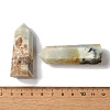 Natural Flower Amazonite Faceted Bullet Beads LS-G-U004-01-3