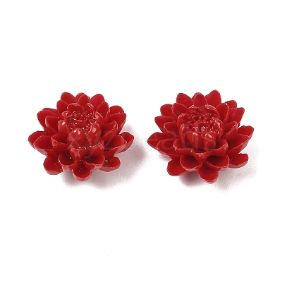 Dyed Synthetic Coral Carved Beads CORA-Z001-01B-1