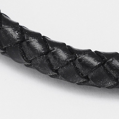 Braided Leather Cord Bracelets BJEW-I199-01-1
